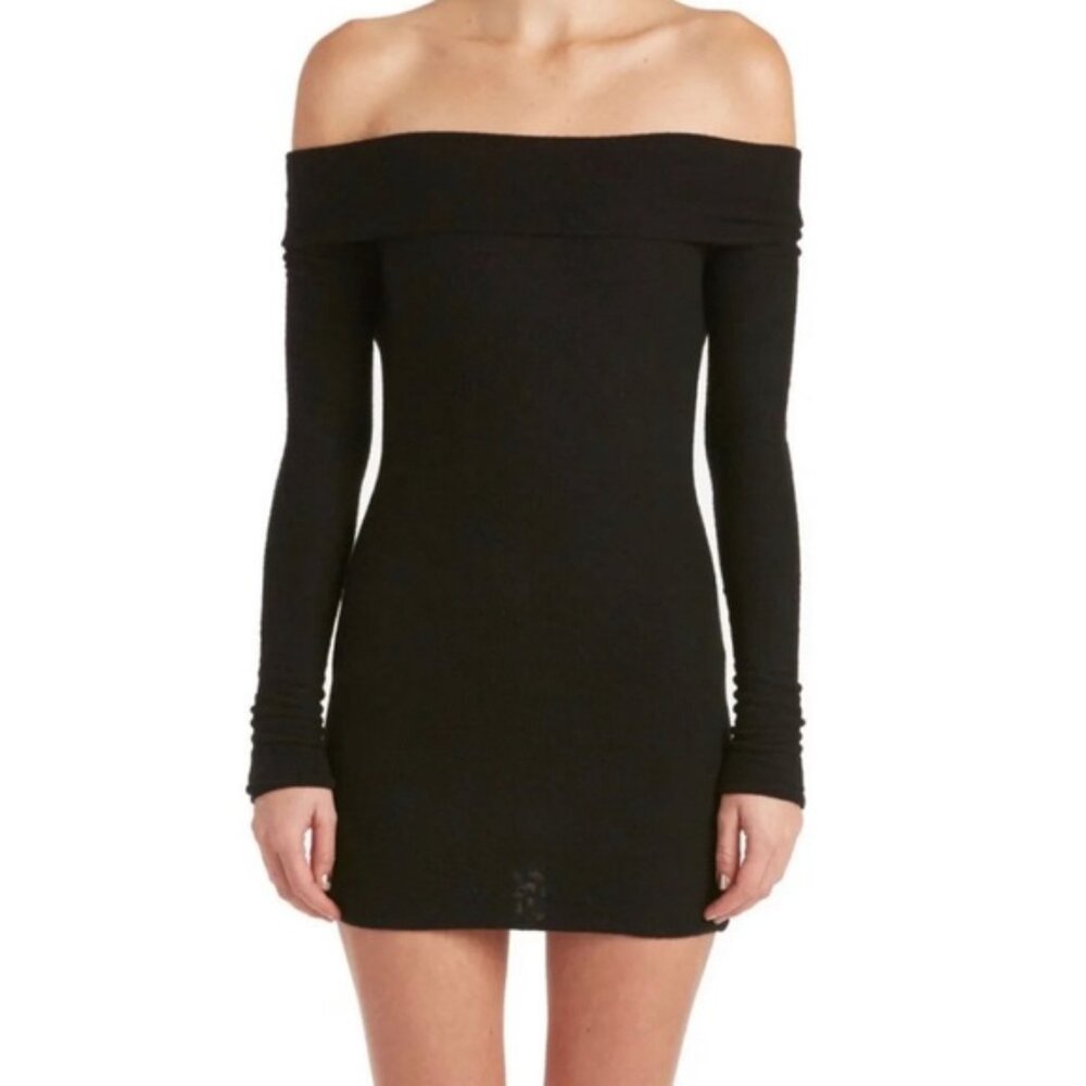 Are You Am I Bianca Dress Black L